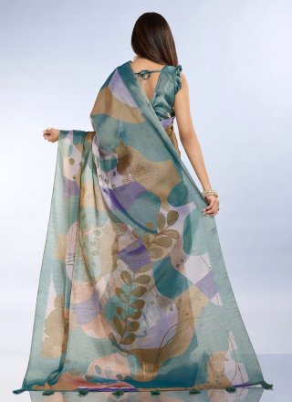 Multi Colour Cotton Classic Saree