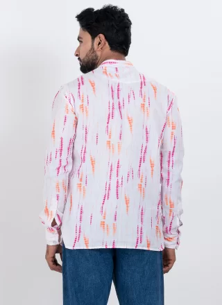 Multi Colour Cotton Digital Print Work Short Kurta