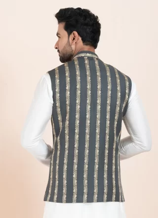 Multi Colour Cotton Nehru Jackets
