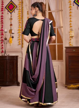 Multi Colour Cotton Readymade Lehenga Choli