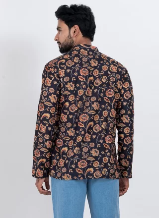 Multi Colour Cotton Short Kurta