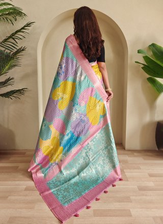 Multi Colour Georgette Trendy Saree