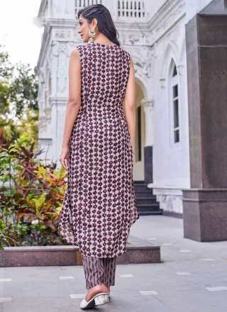 Multi Colour Rayon Party Wear Kurti