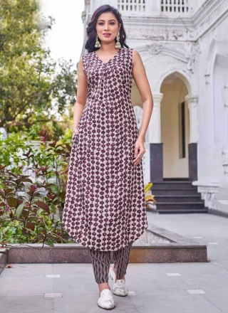 Multi Colour Rayon Party Wear Kurti