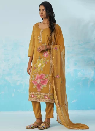 Mustard Crush Salwar Suit