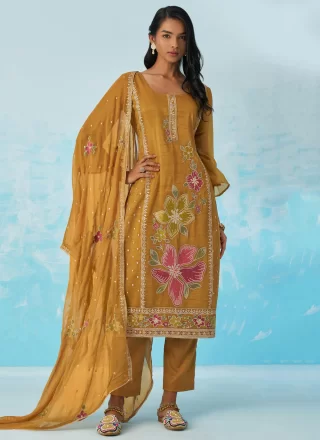 Mustard Crush Salwar Suit