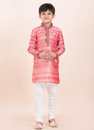 Mystical Multi Colour Cotton Kurta Pyjama