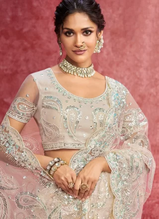 Net Classic Sari In Beige