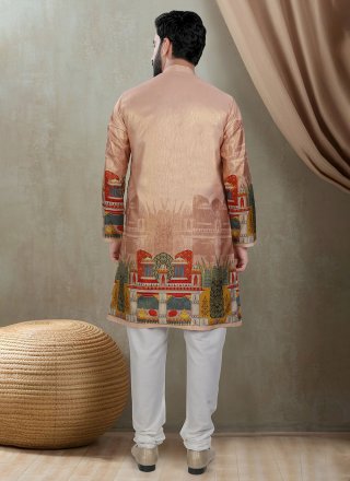 Pink Silk Kurta Pyjama