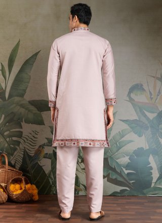 Pink Silk Kurta Pyjama