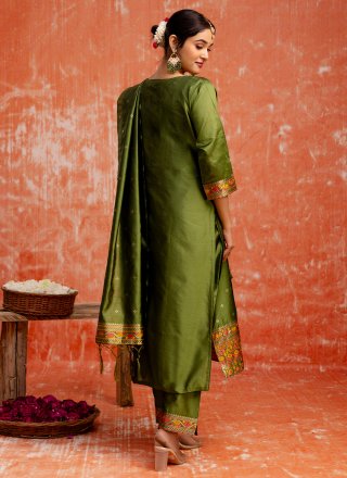 Prime Green Cotton Salwar Suit