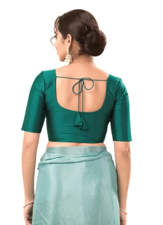 Rama Brocade Blouse In Plain