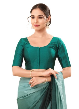 Rama Brocade Blouse In Plain