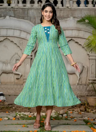 Rama Rayon Party Wear Kurti