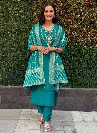 Rama Silk Salwar Suit