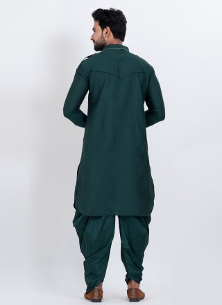 Rama Viscose Plain Work Kurta Pyjama