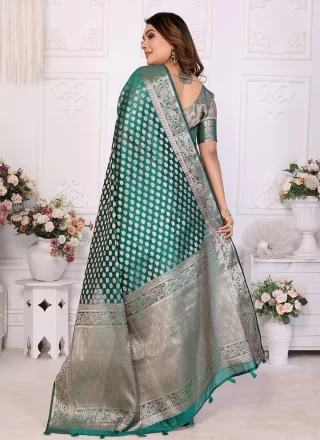 Rama Woven Work Organza Casual Sari