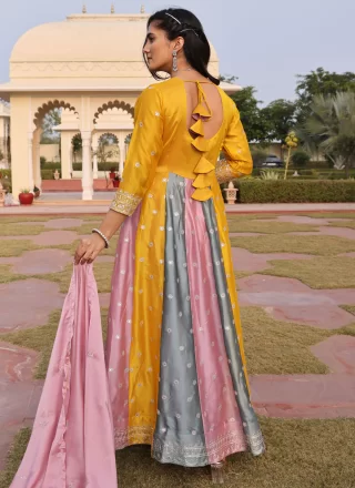 Rangoli Readymade Salwar Suit In Multi Colour
