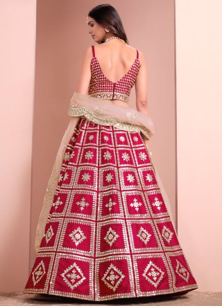 Rani Art Silk Embroidered, Sequins and Thread Work A - Line Lehenga Choli for Ceremonial