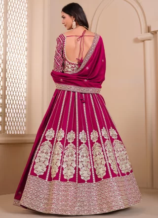 Rani Art Silk Embroidered, Sequins and Zari Work Lehenga Choli