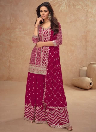 Rani Chinon Palazzo Salwar Suit