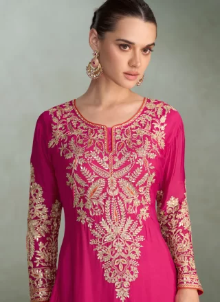 Rani Chinon Palazzo Salwar Suit