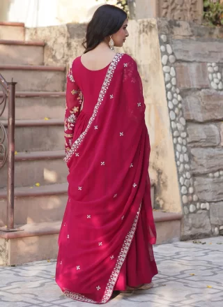 Rani Faux Georgette  Designer Gown