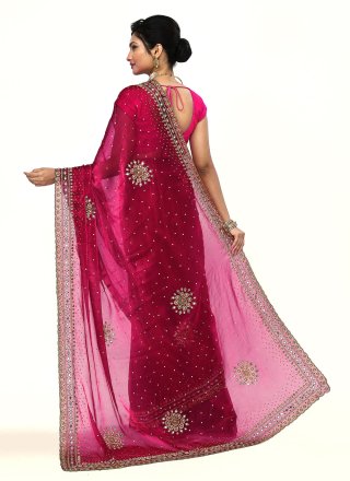 Rani JIMMY CHU Hand Work Classic Saree