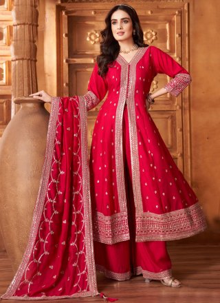 Rani Silk Readymade Salwar Suit