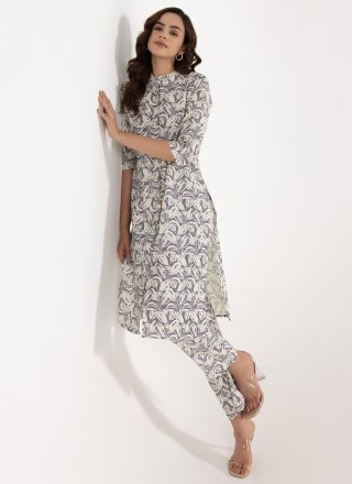 Rayon Casual Kurti with Print Work