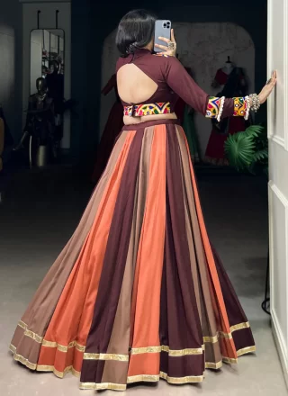 Rayon Readymade Lehenga Choli In Multi Colour