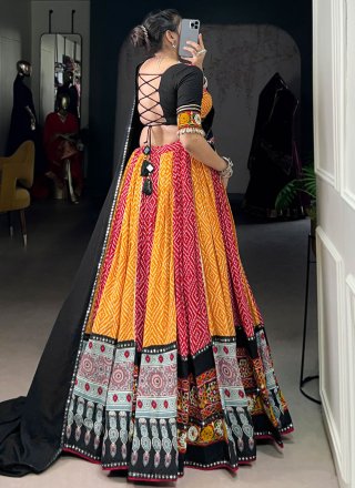 Rayon Readymade Lehenga Choli In Multi Colour