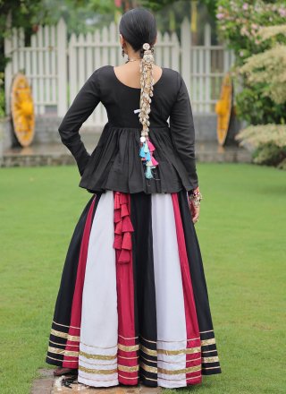 Rayon Readymade Lehenga Choli with Lace Work