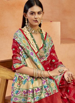 Red Silk Classic Saree