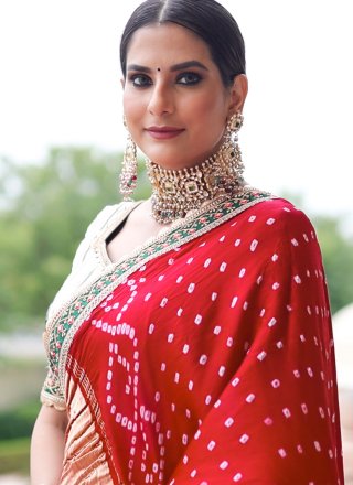 Satin A - Line Lehenga Choli with Fancy and Lace Work