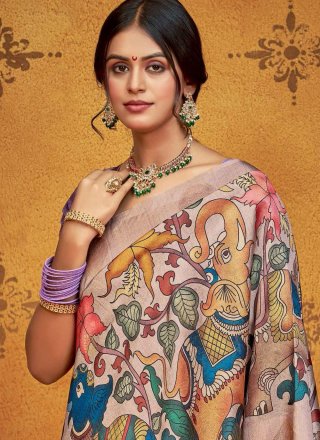 Silk Classic Sari In Purple Colour