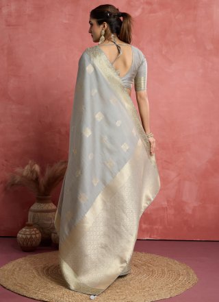Silk Classic Sari with Woven Work