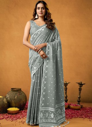 sari様 Shop Jacquard Printed Classic Designer Saree Online : 178584 -