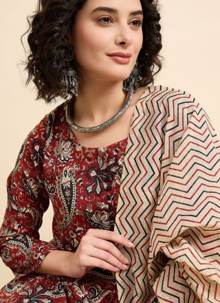 Stunning Multi Colour Chanderi Salwar Suit