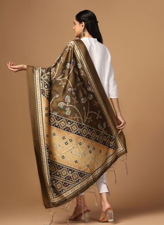 Surpassing Green Silk Dupatta