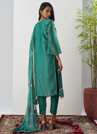 Teal Crush Salwar Suit