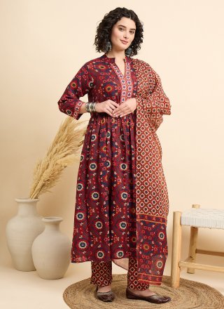 Trendy Multi Colour Viscose Salwar Suit