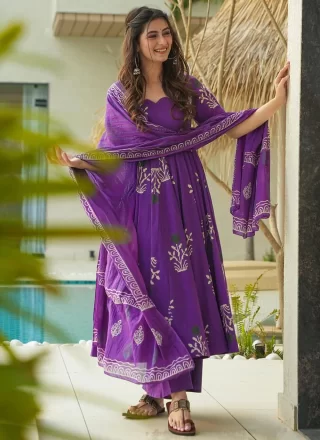 Violet Cotton Readymade Style