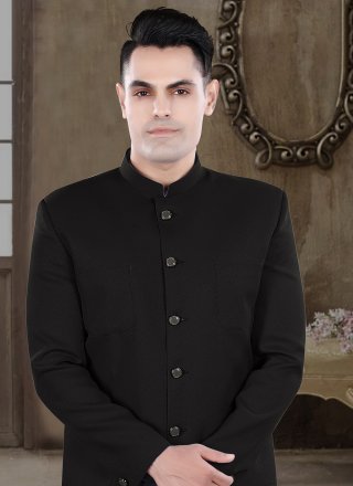 Viscose Jodhpuri Suit In Plain