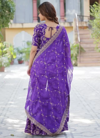 Viscose Palazzo Salwar Suit with Jacquard Work