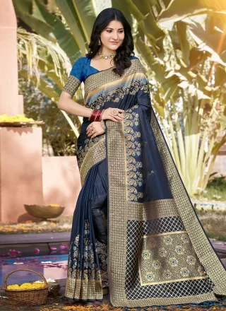Shop Floral Print Festival Trendy Saree Online : 210362 -