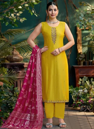 Yellow Silk Readymade Style