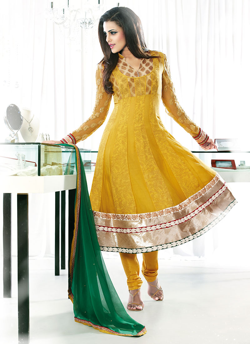 stitched anarkali suits online