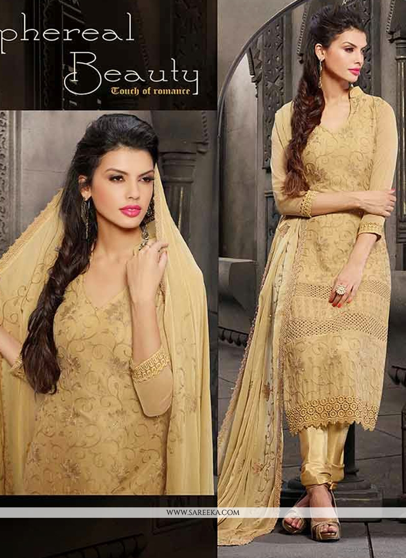 chiffon churidar designs