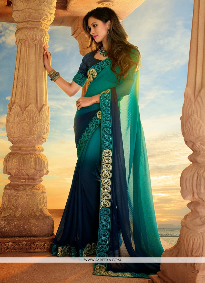 shaded saree | Fashionworldhub